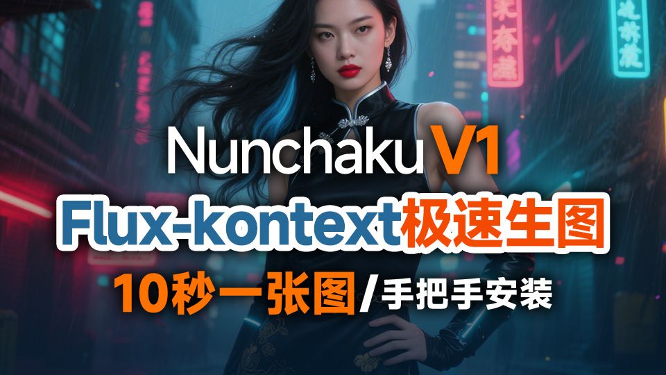 Flux Kontext-nunchaku加速工作流