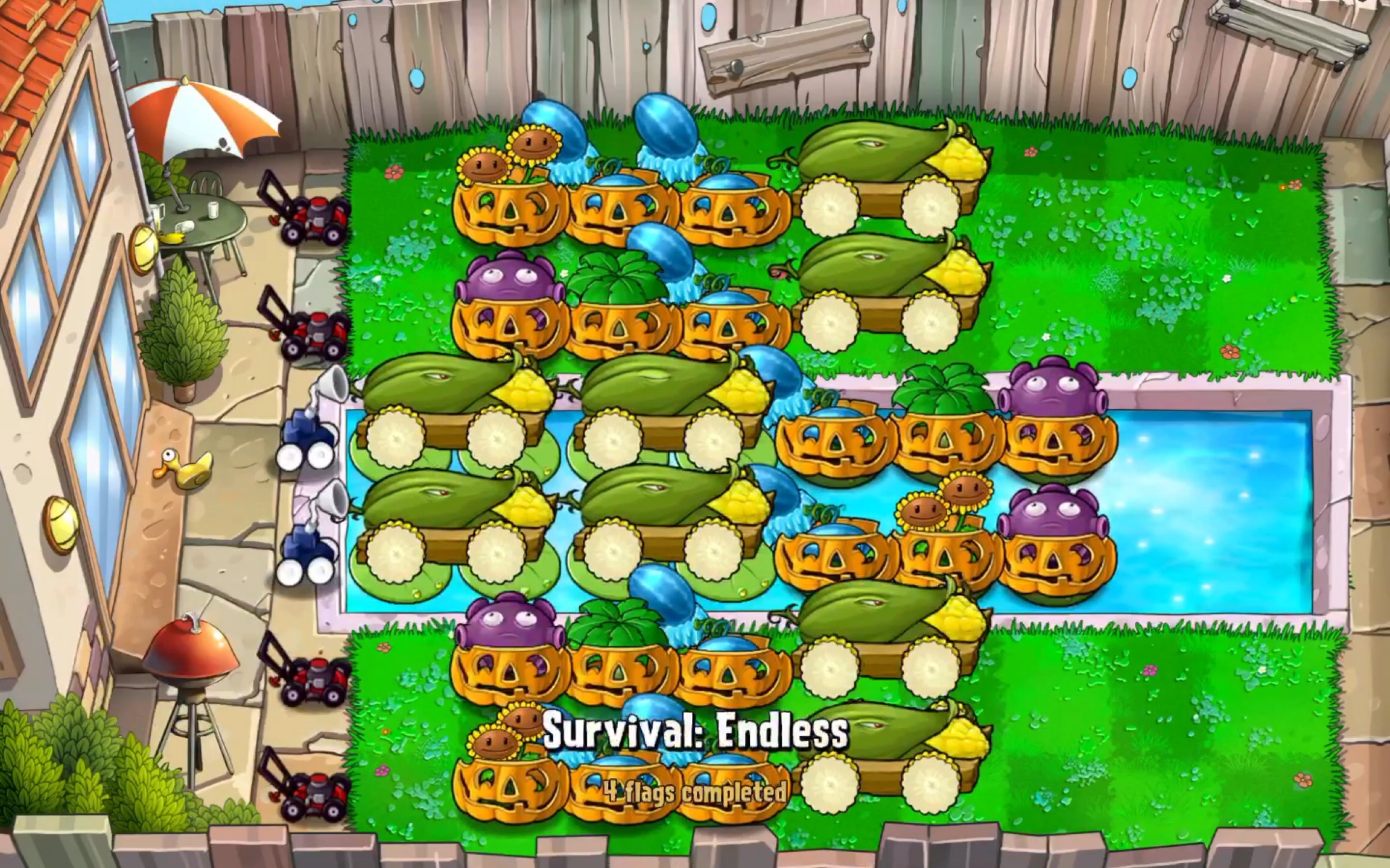 pvzfreehdpe经典八炮微改无梯开局