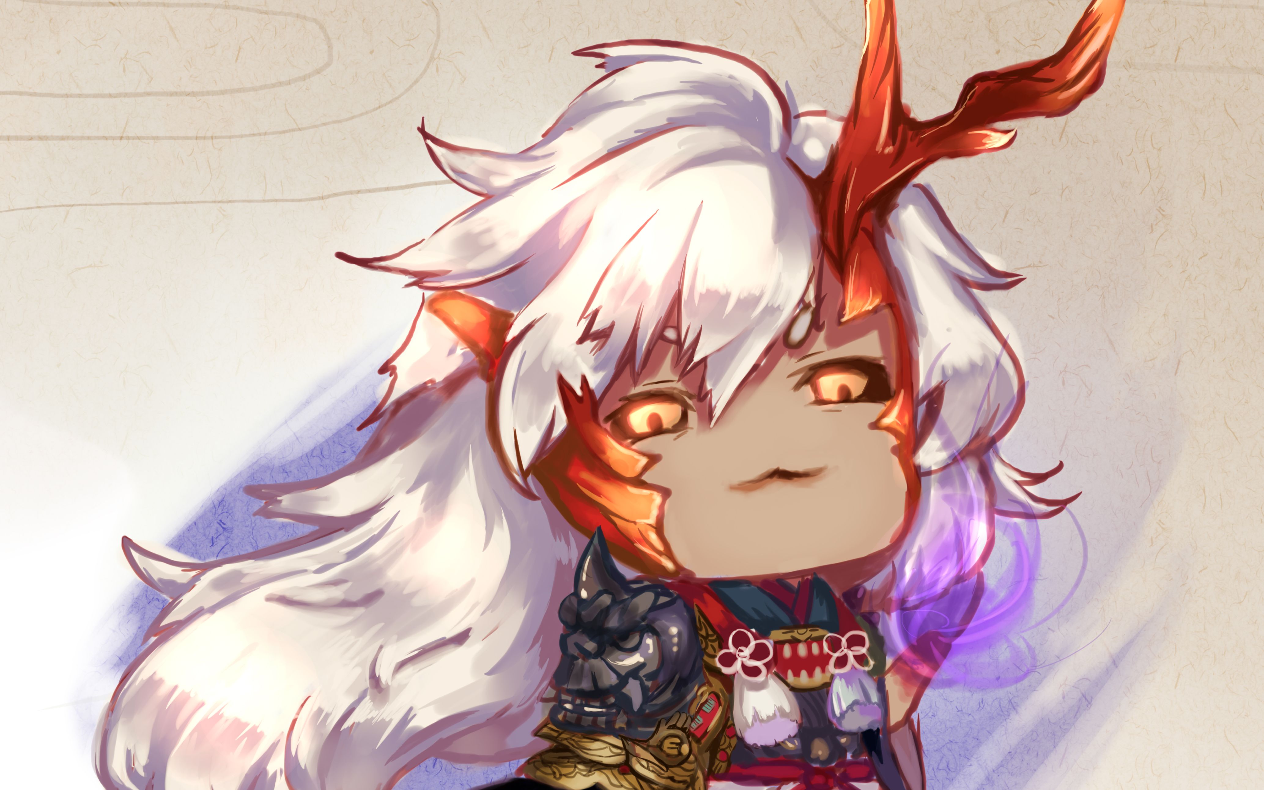 【小纯儿的板绘】阴阳师式神-茨木童子(欧气吸啊吸)图片