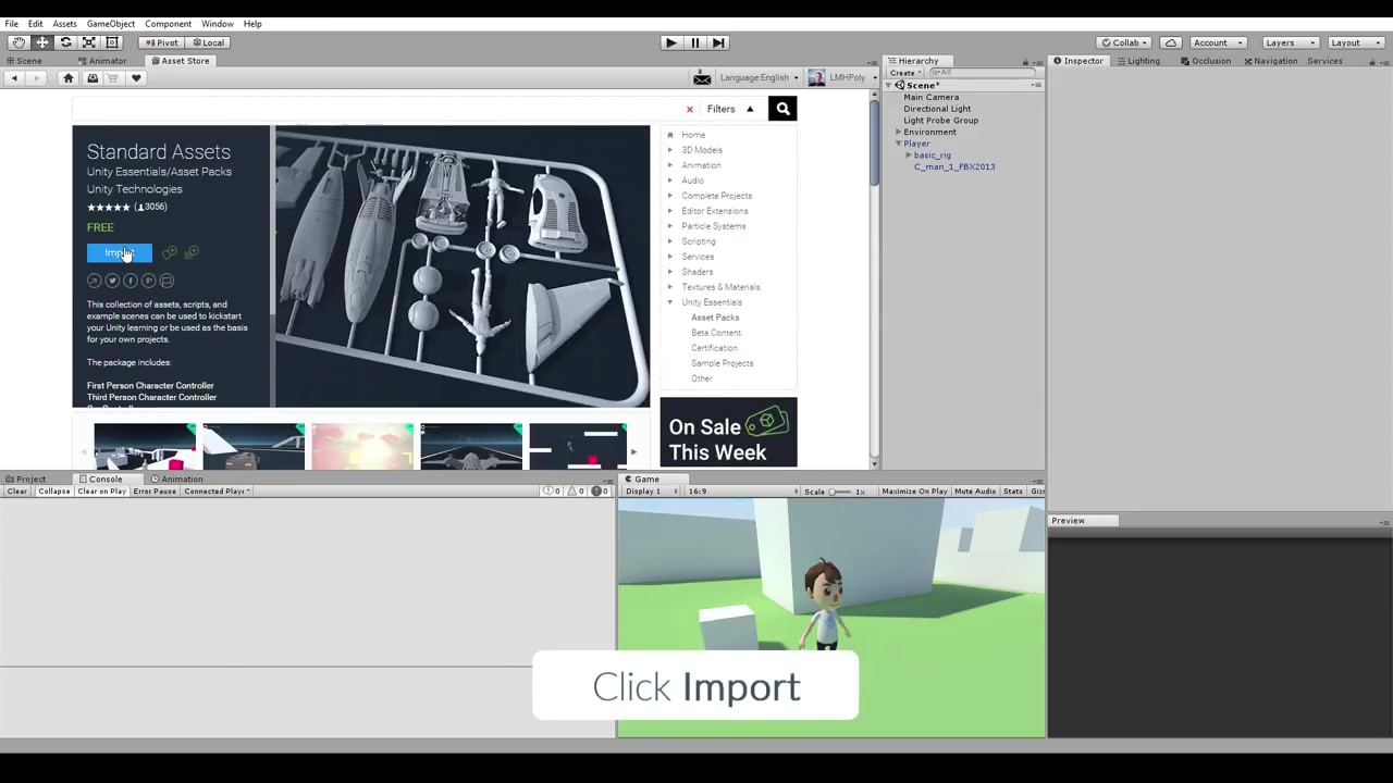 Unity 2017 Tutorial Blob Shadow Projector Fake Shadow_哔哩哔哩_bilibili