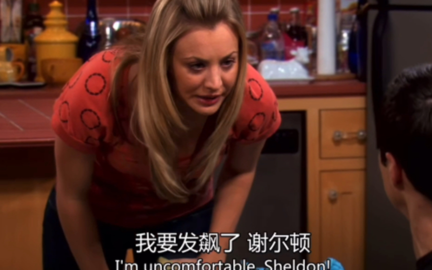 谢尔顿和佩妮的尴尬对话