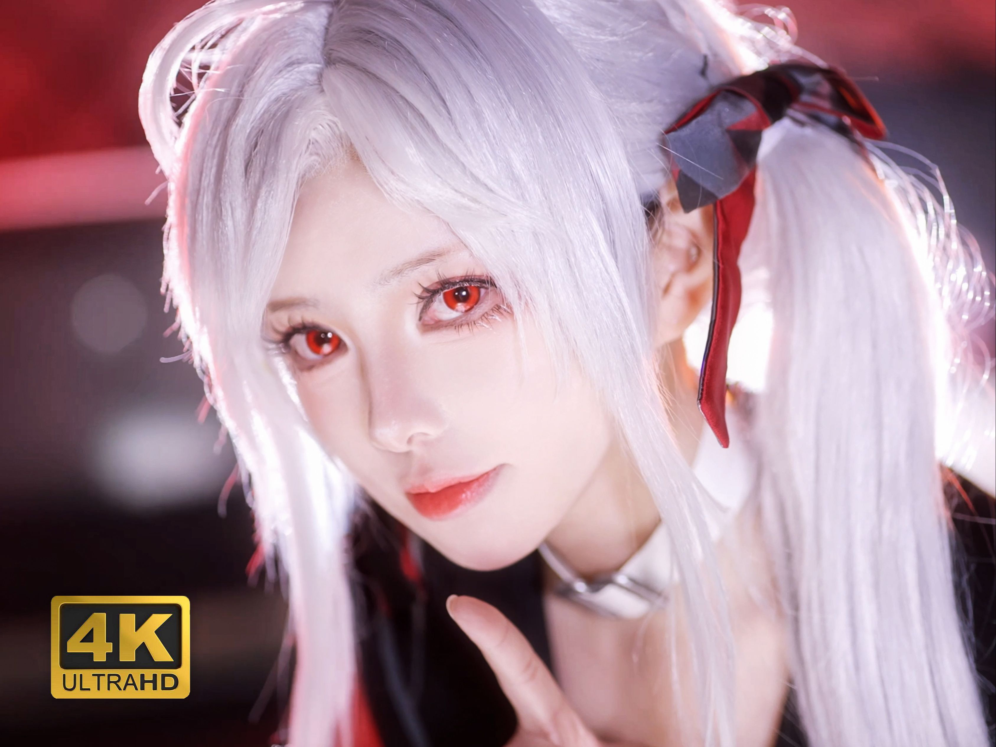 Who's in love with a badass woman with white hair and red pupils, anyway?