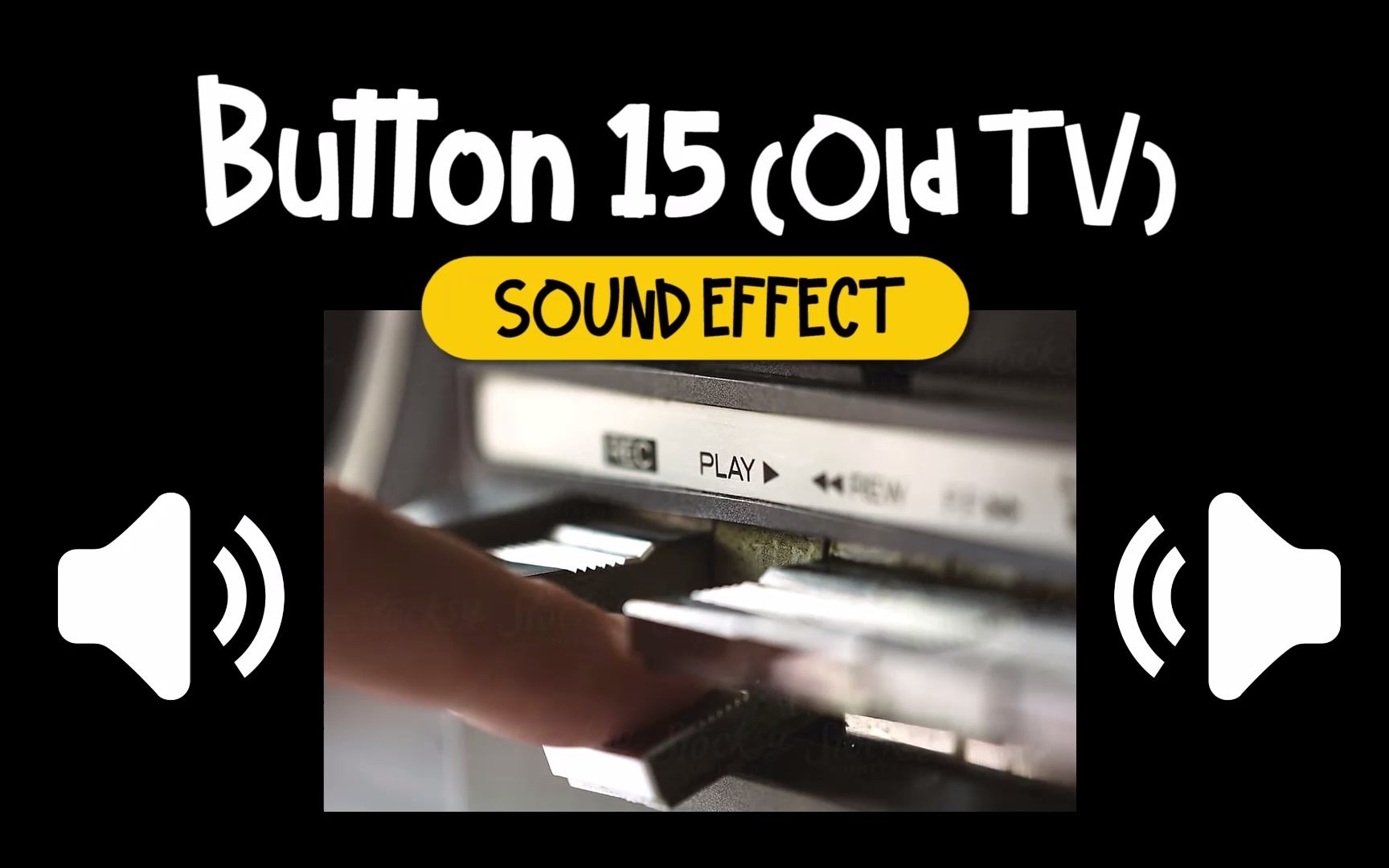 按钮 #15 旧电视 电器 音效 (HQ)