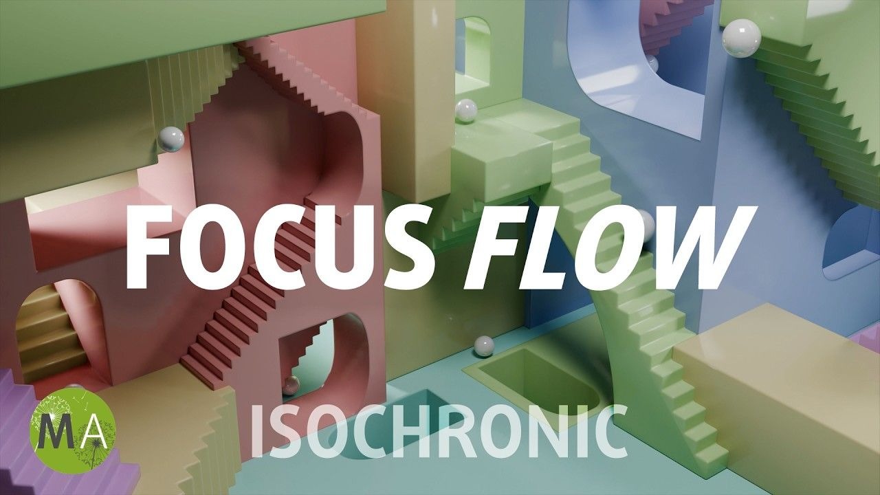 专注学习心流音乐 | 舒缓电子乐+贝塔波等时音调 | 3小时