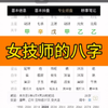手把手教你看盘系列之女技师的八字