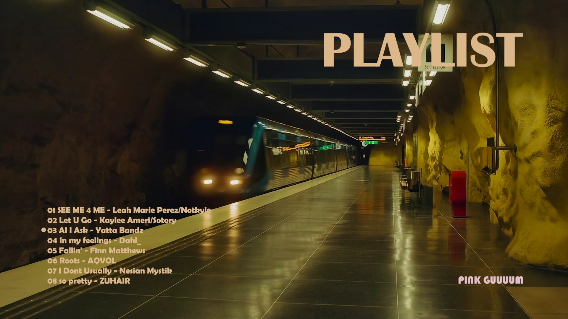 PLAYLIST · 随性律动时光🔮R&B/HIPHOP | 地铁·慵懒·傍晚 | PM#10