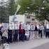 现场：日本多地民众聚集 手持标语喊口号抗议政府决定核废水排海