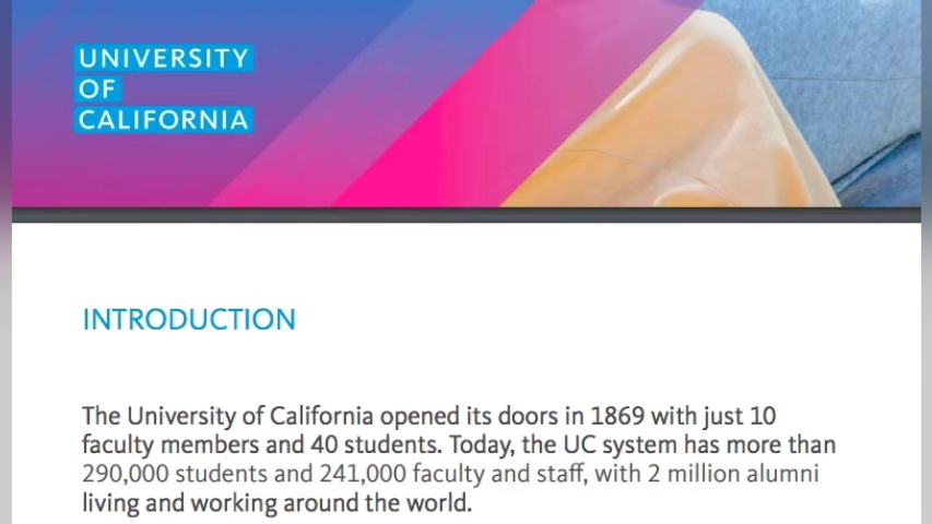 美国 加州大学系统 目前拥有29万名学生  24.1万教授职工200万校友分布在全世界