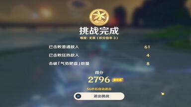 【无尽骤战】第六关，轻松2000+，平民甘雨公子阵容，烈焰<em class="keyword">灭却之</em>地，轻松拿满奖励