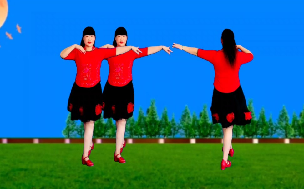 甜蜜情歌广场舞《今生有你好幸福》正反面演示，歌甜舞美简单易学