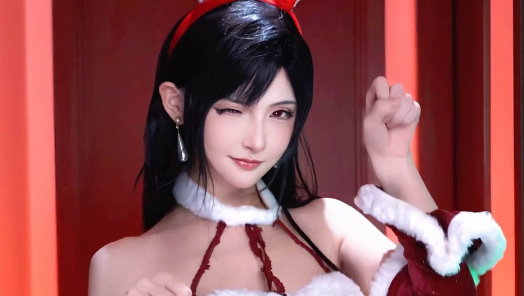 【真人非ai】新年蒂法萌脸烧