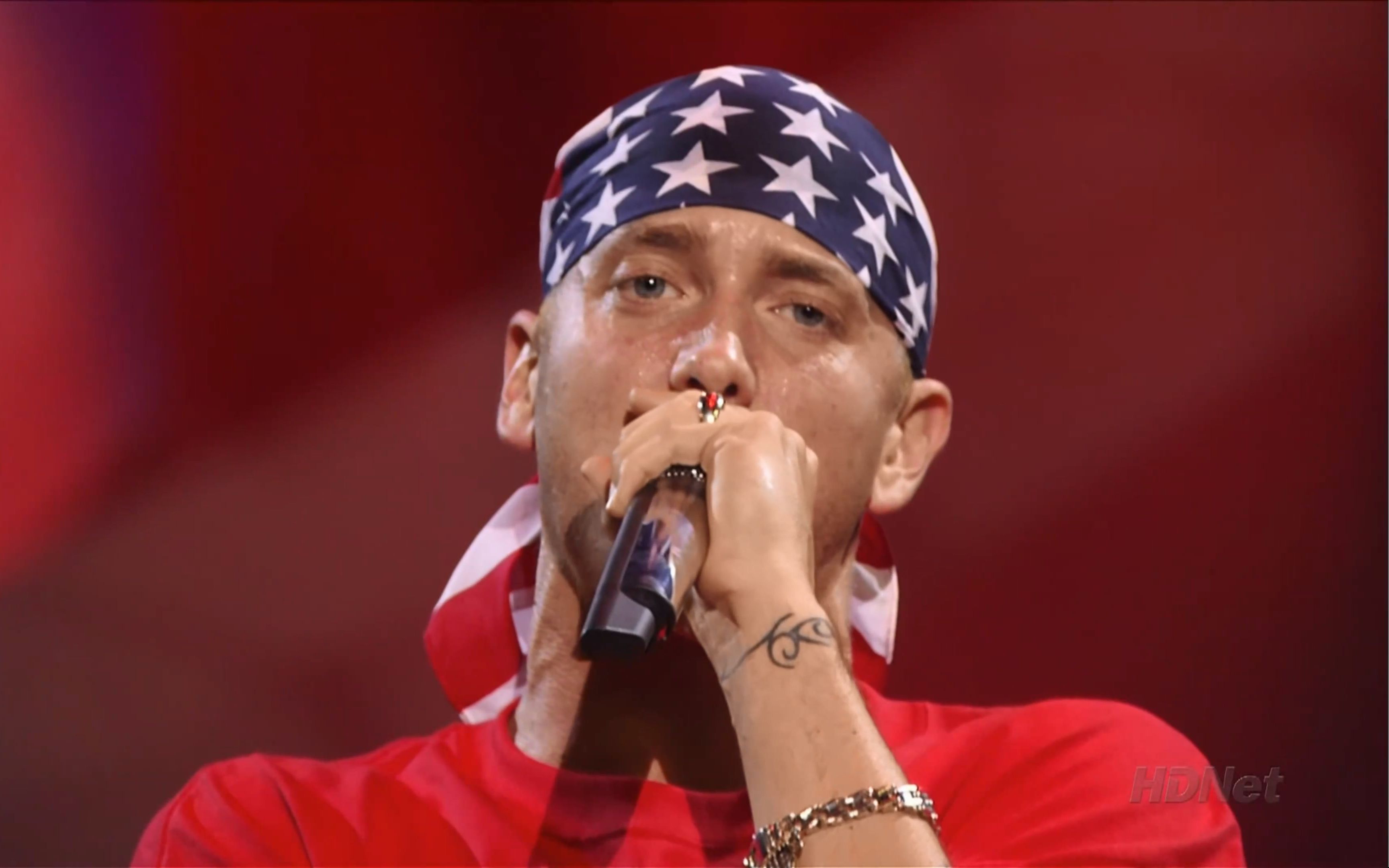 [4k中字]巅峰Eminem最稳的演唱会全场 稳到以为是假唱! | Anger Management 2002底特律场 全场翻译
