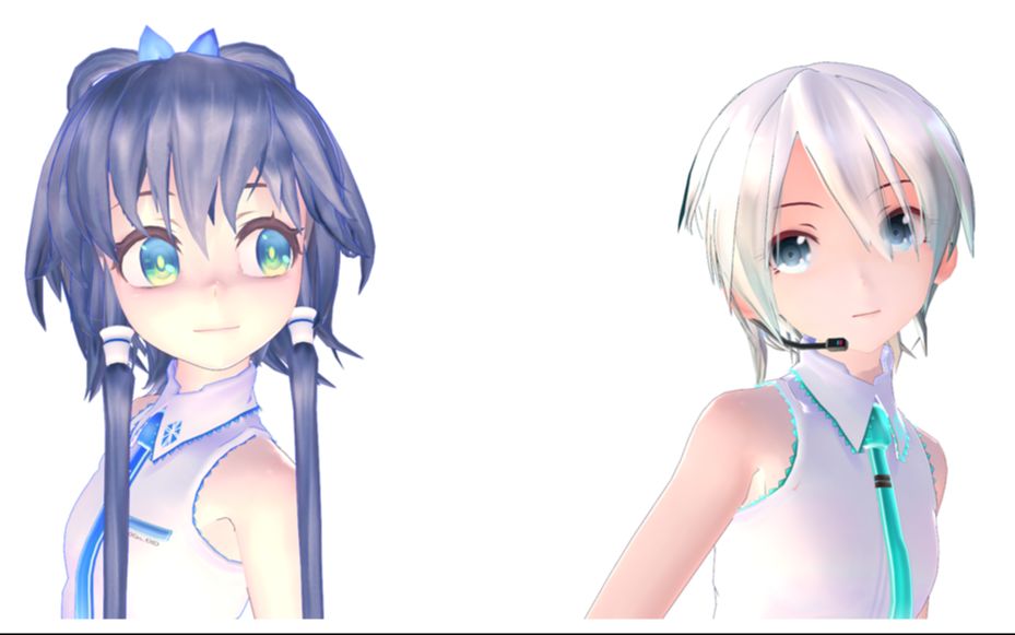 【mmd/vc】glide 言和 洛天依 开学第一稿