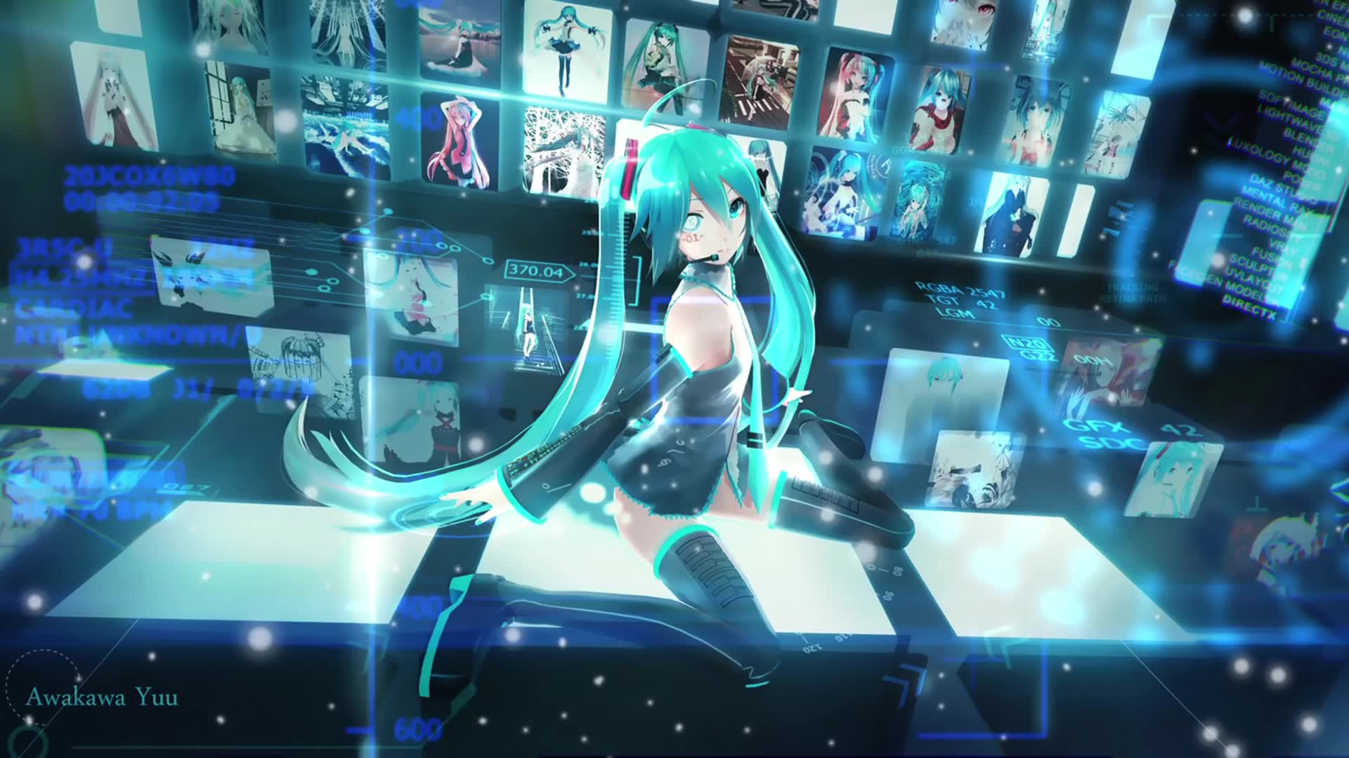 【mmd】 旗袍黑丝初音 720p