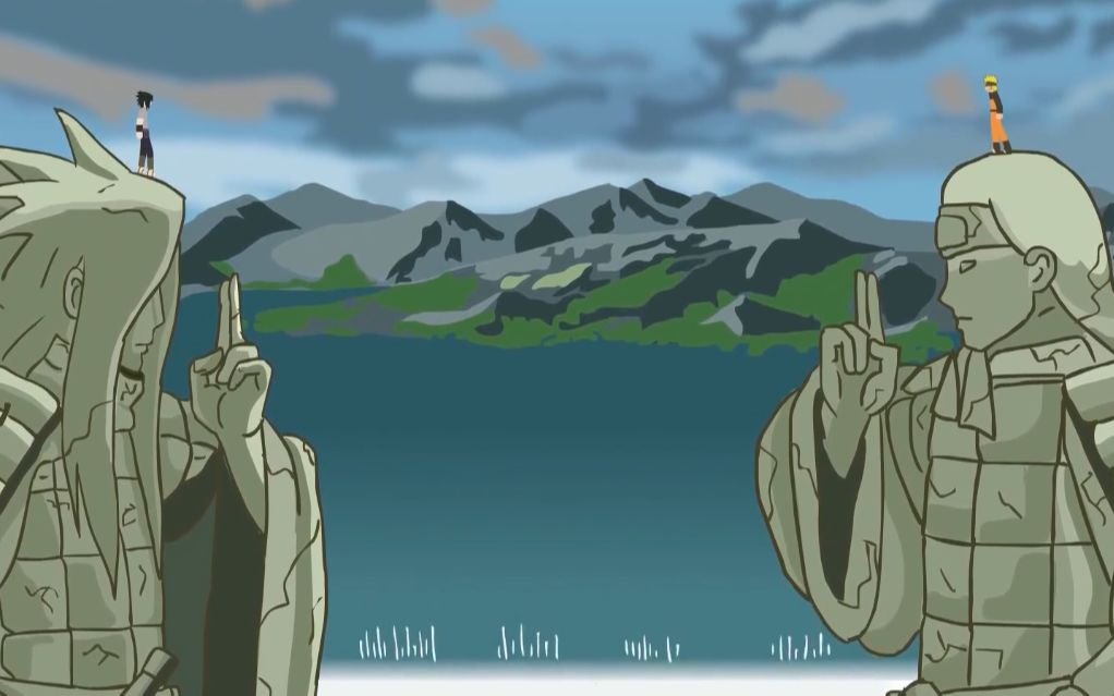 【火影忍者】火柴人动画 鸣人vs佐助 回顾终结谷之战