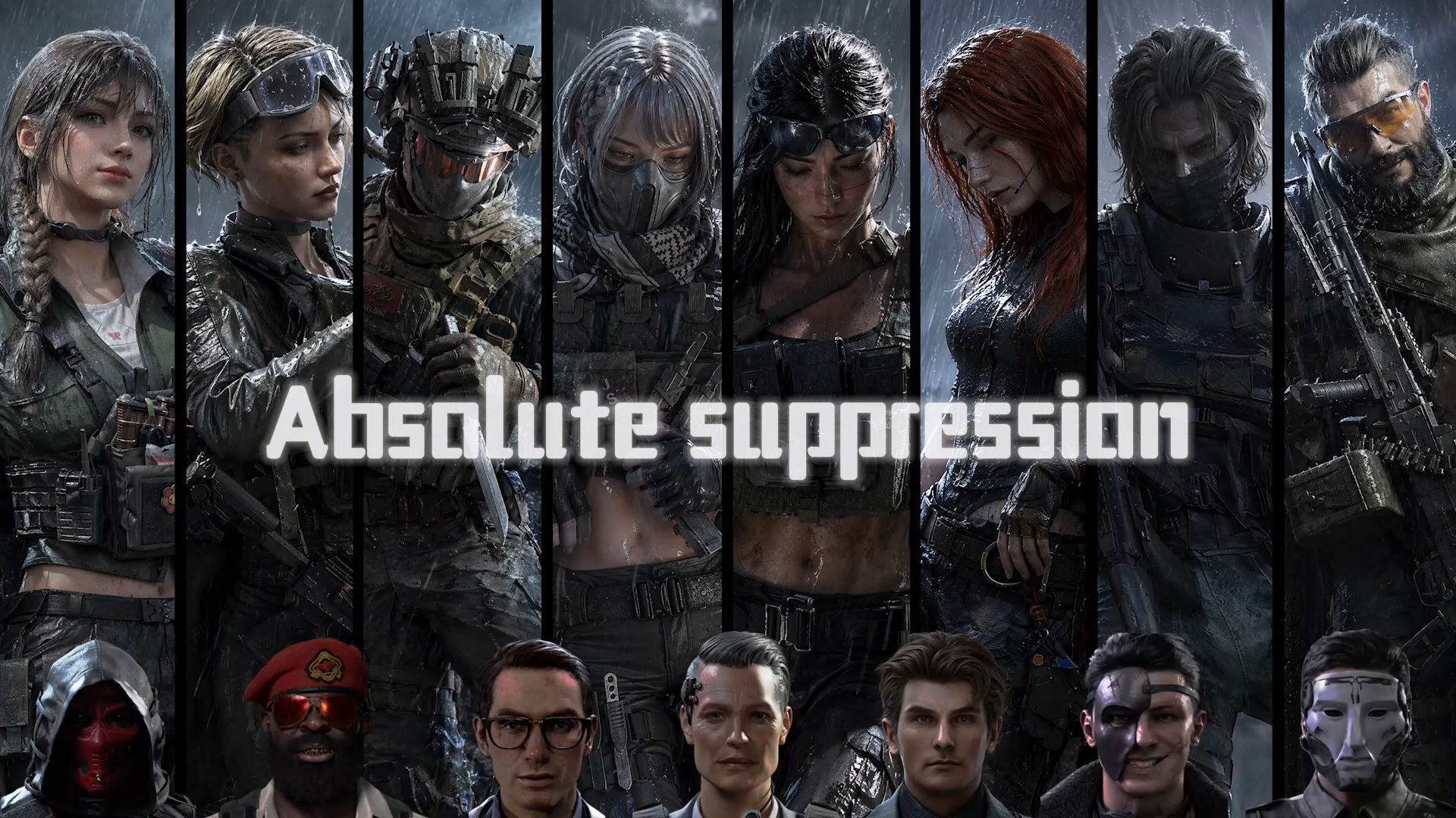 【AI三角洲全干员+BOSS】绝对压制《Absolute suppression》