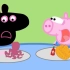 小猪佩奇的美食还会逃跑？搞笑动画少儿英语