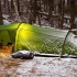 冬季的第一场雪你会去露营吗