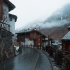 雨中漫步，瑞士采尔马特和马特维斯帕，雨与城市之声