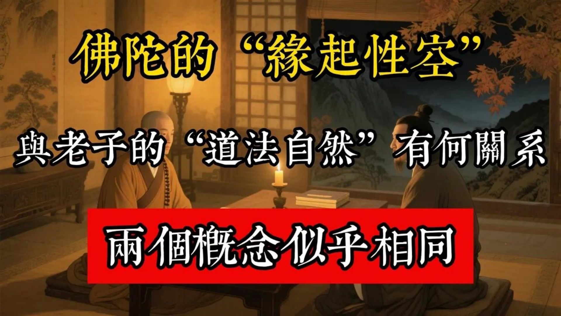 佛陀的“緣起性空”與老子的“道法自然”有何關係？兩個概念似乎相同#佛教 #佛家 #佛法 #佛學知識 #佛學智慧 #修心修行 #佛教文化 #禪悟人生 #傳統文化