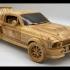 【木雕】制作经典款 福特 野马 GT500 模型车 - Woodworking Art