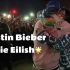 【Billie Eilish】碧梨追星Bieber比伯全过程！比伯的拥抱太温柔了，互相欣赏就是这种感觉吧～【纪录片：碧丽