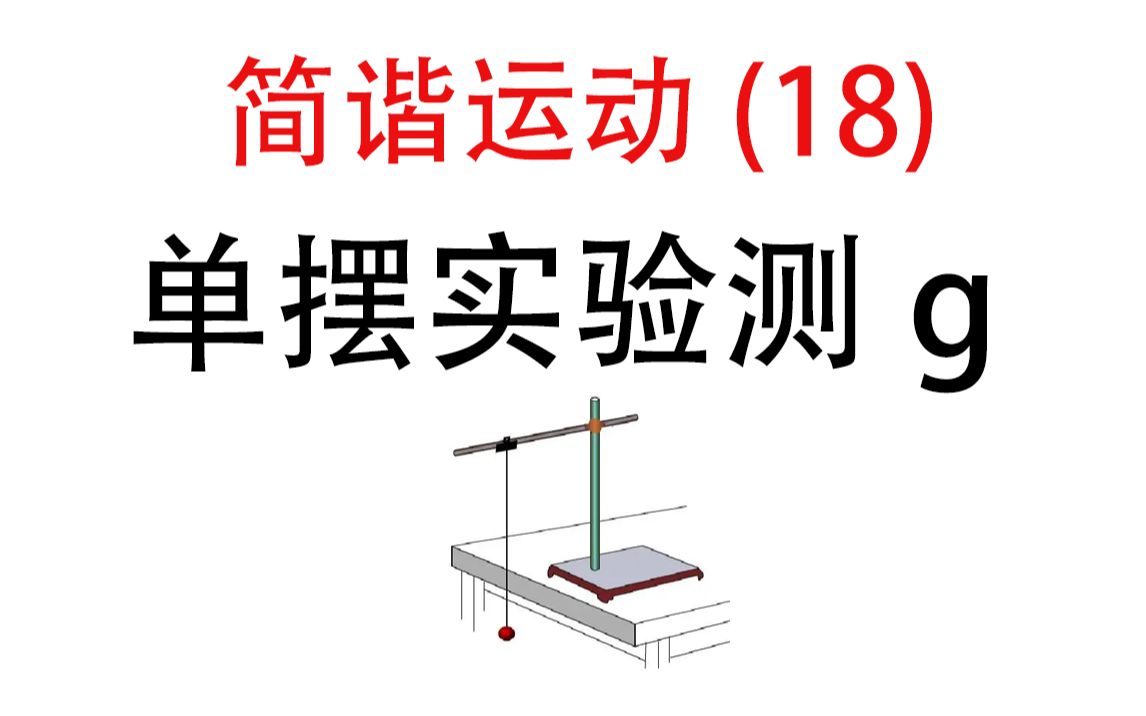 【简谐运动】18.单摆测重力加速度