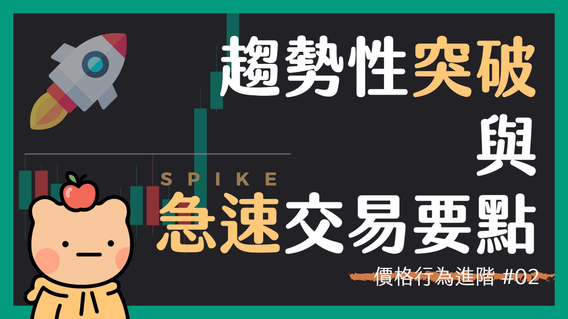 【價格行為進階 02】高勝率的突破形式：急速行情交易要點