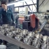 不锈钢锅大量生产过程，韩国金属炊具制造厂