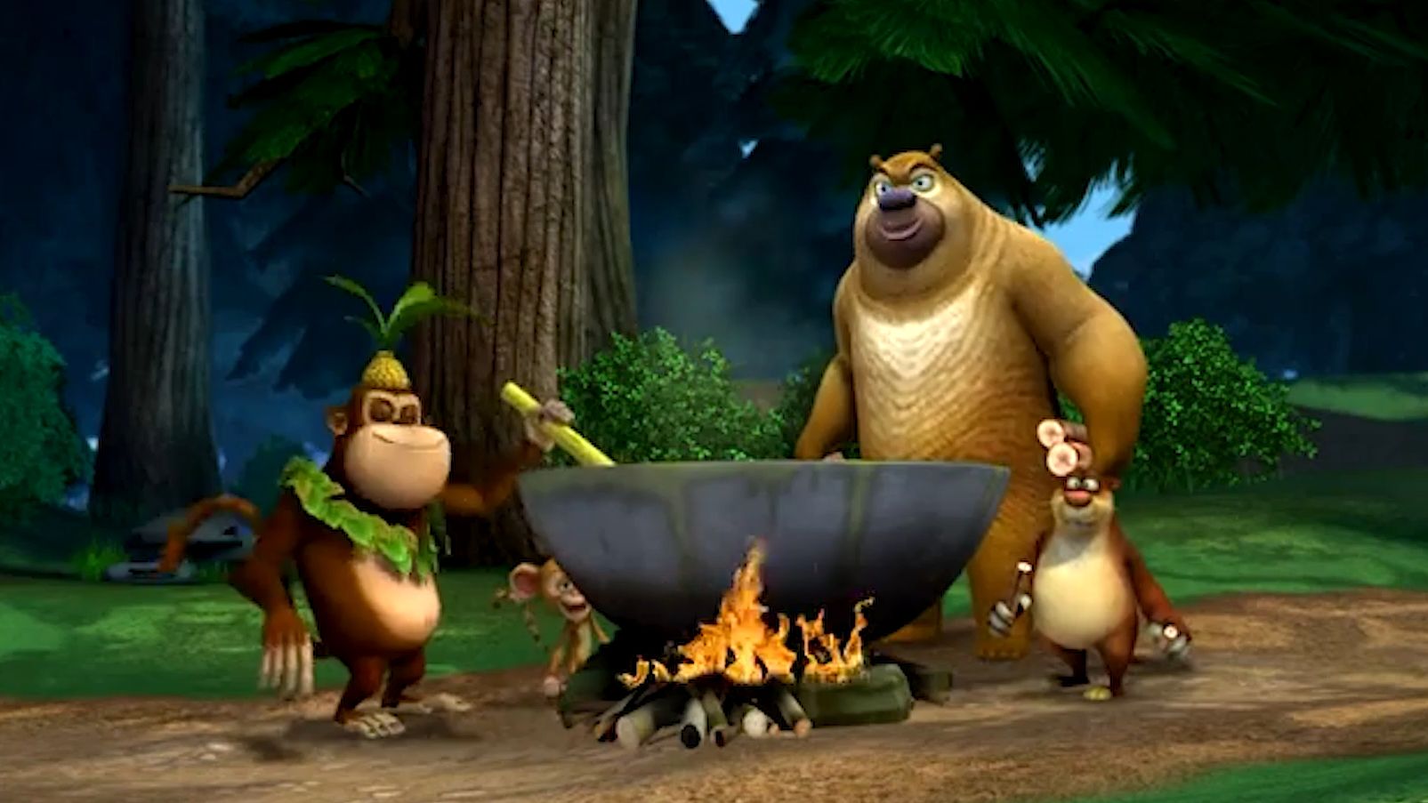 【熊出没《熊大生病》49】环球大冒险 老版本