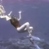 女孩自由潜水时遭遇水母而惊慌溺水