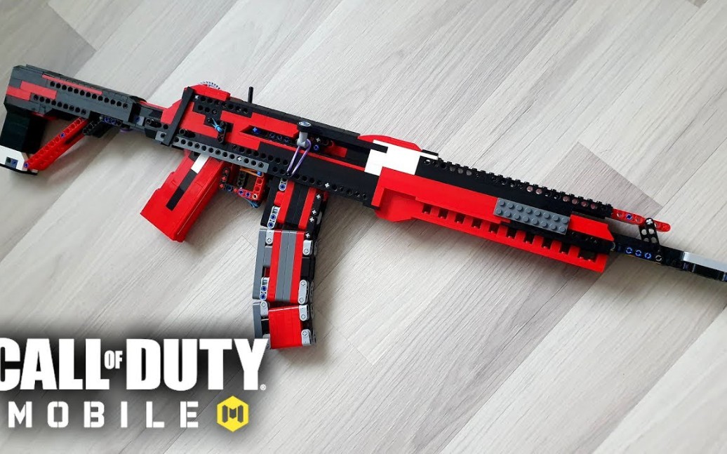 LEGO Full Auto AK117 Blowback Rubber Band Gun Call of Duty Mobile 哔