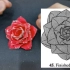 罗伯特朗25瓣玫瑰一小时详细教程(后续视频已出，在置顶评论)（来源白叔的折纸日记）