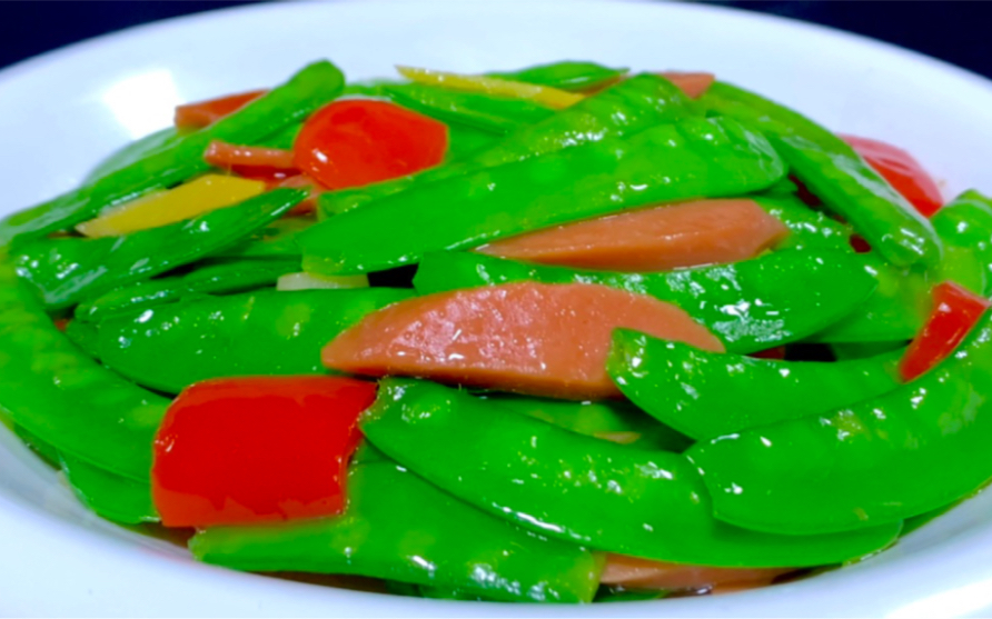 分享菜豌豆好吃的做法，学会这样做，口感爽脆，翠绿不发黄，美味