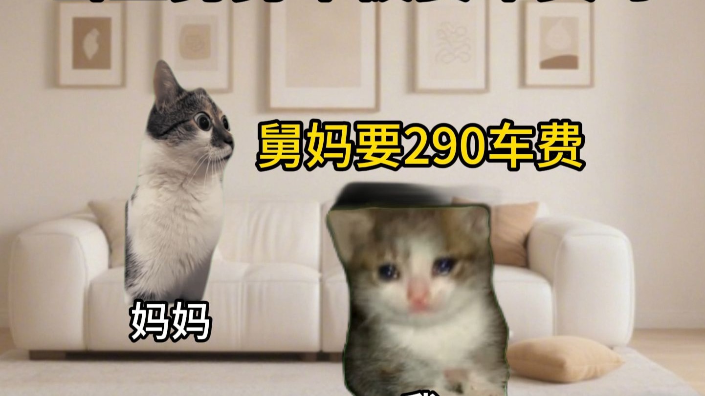 当坐舅舅车被要车费时