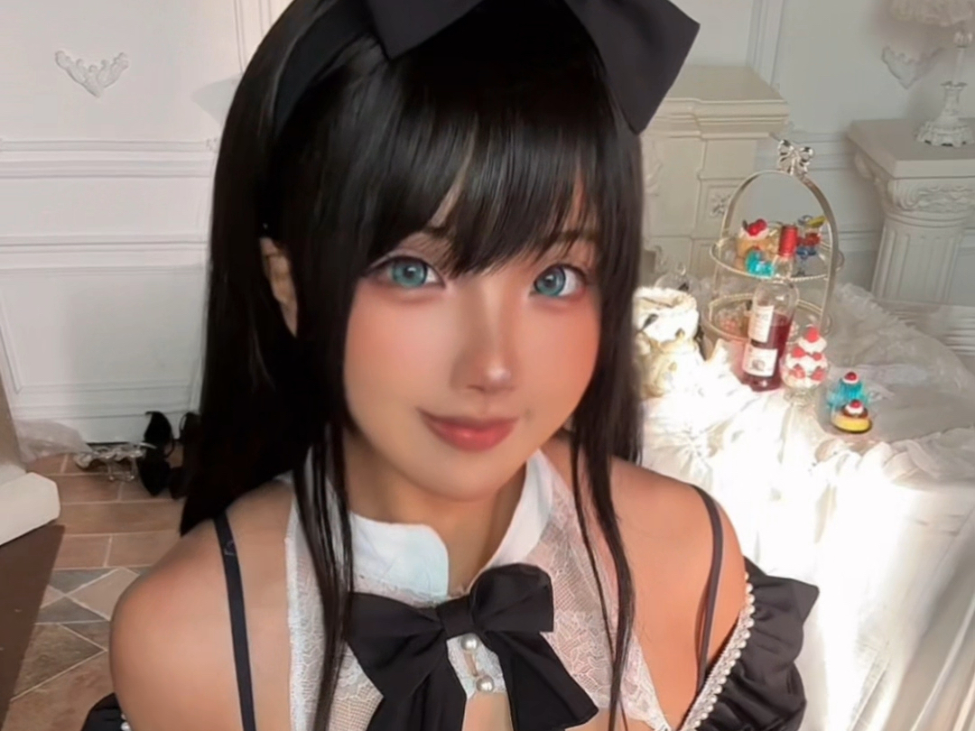 Suddenly she's a rabbit maid.