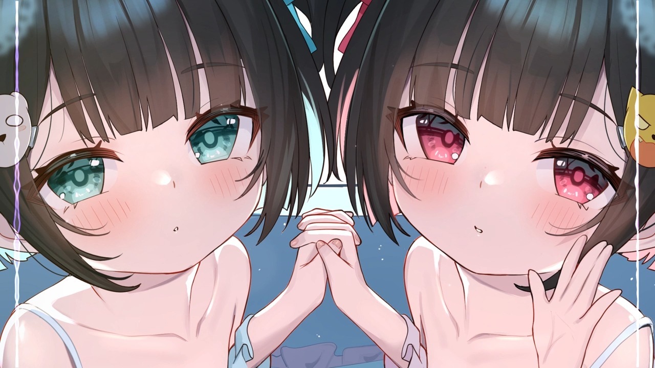 双胞胎萝莉姐妹的温柔耳舔ASMR～一起入睡的甜蜜过夜会