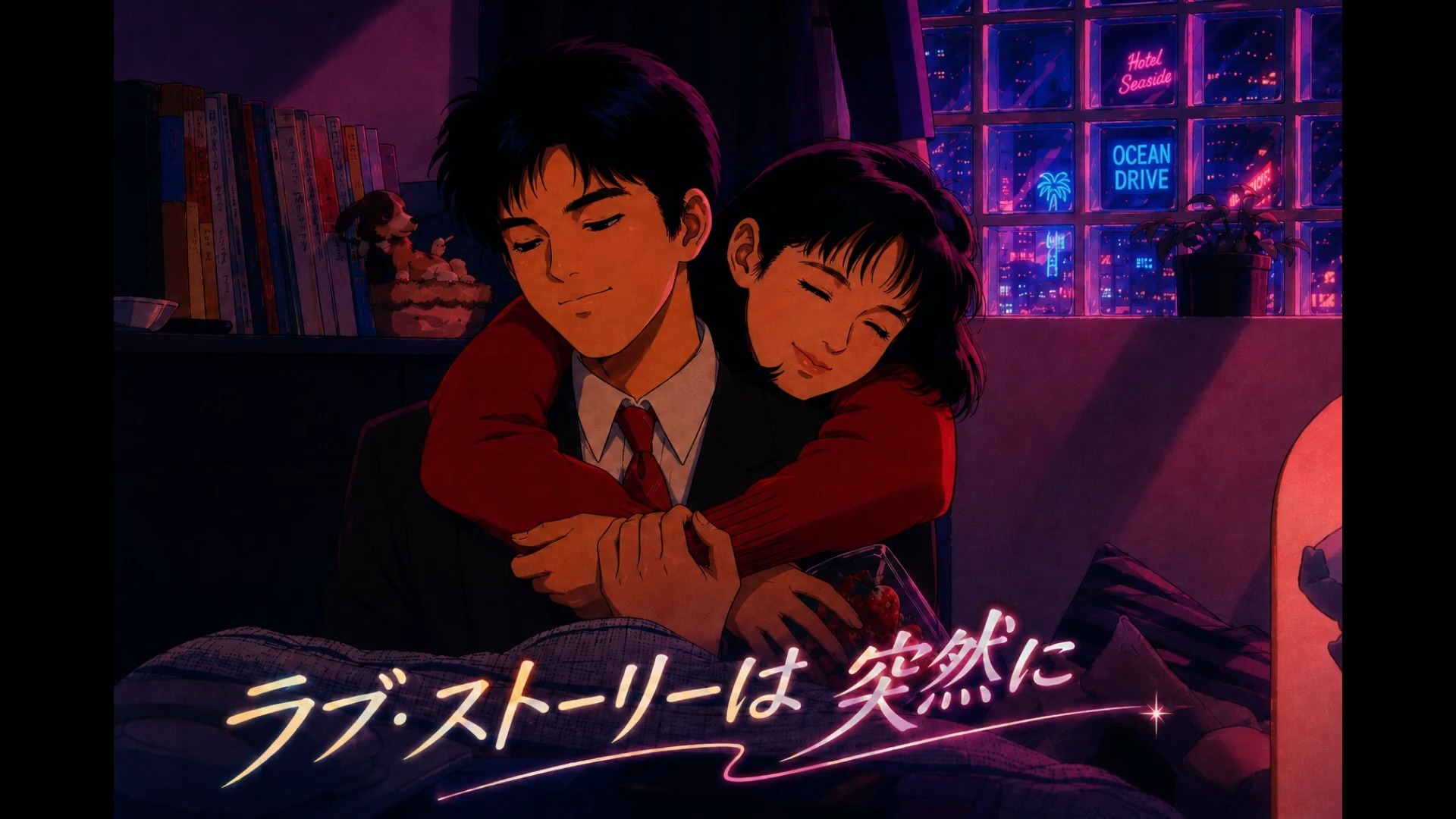 神曲AI改编！《东京爱情故事》主题曲《突如其来的爱情》城市流行风