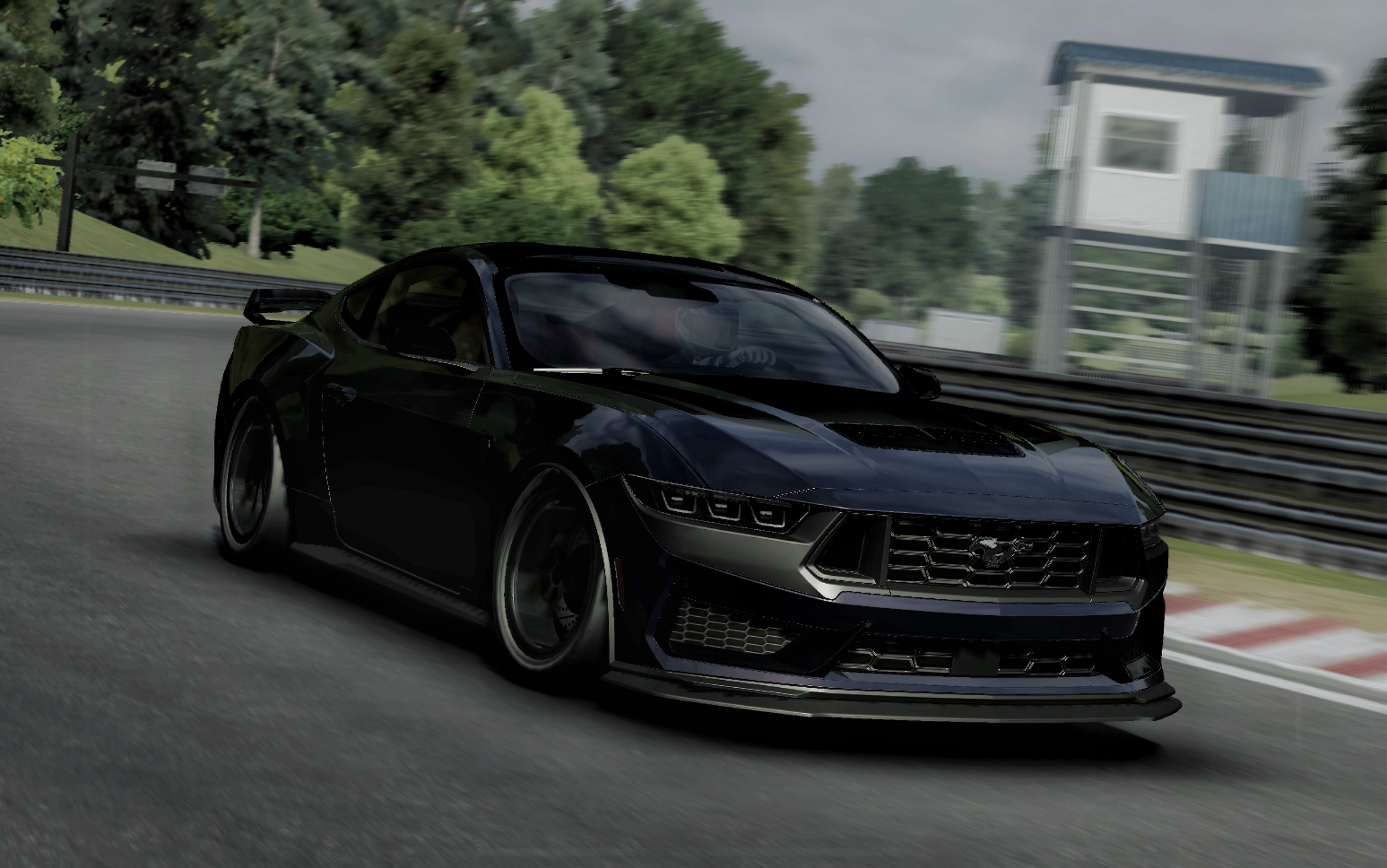 「AR」Ford 24^Mustang Dark Horse森林Forest Path 1:14.980