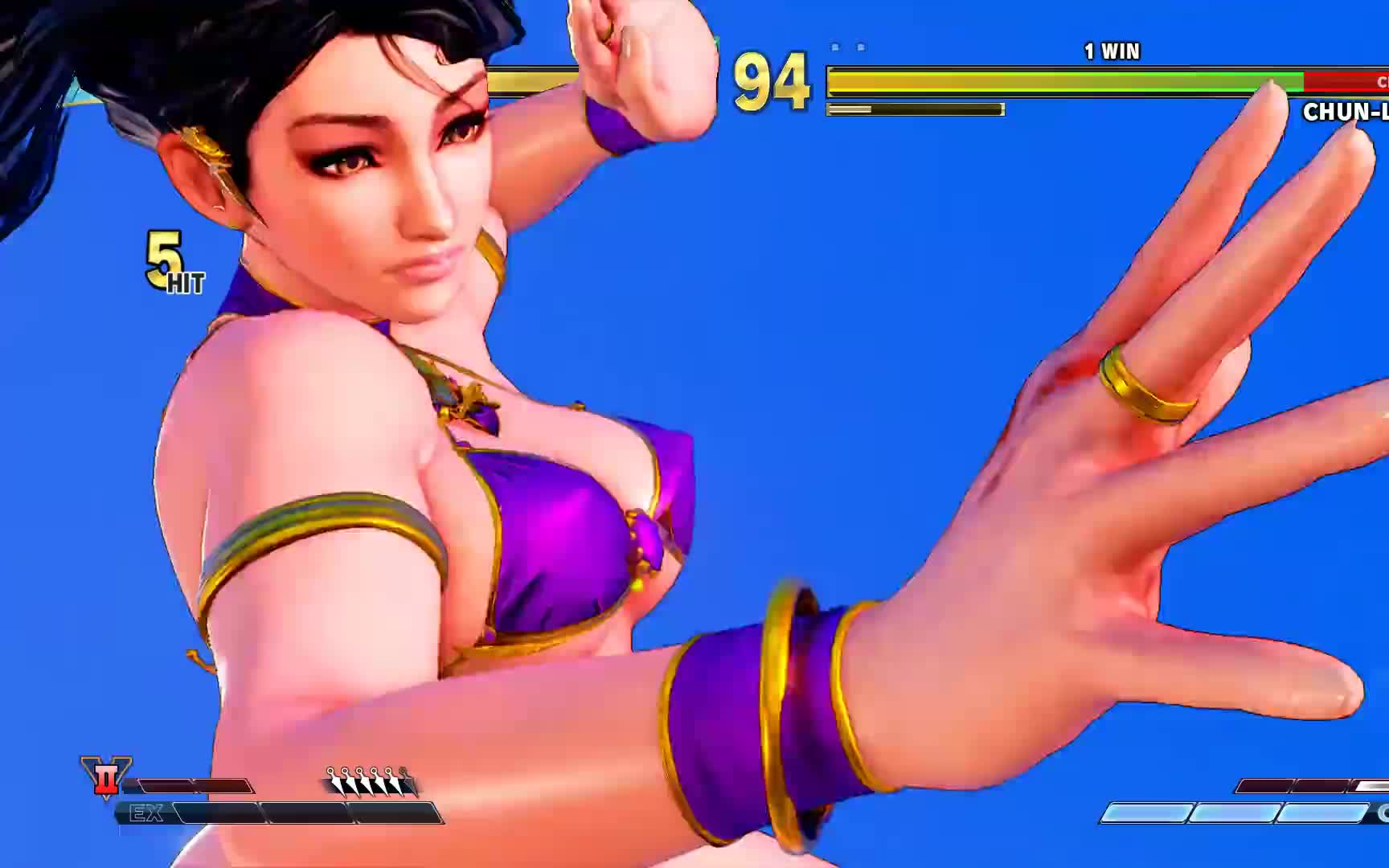 街霸5ae【mod赏析】伊吹 ibuki vs 春丽 chun li