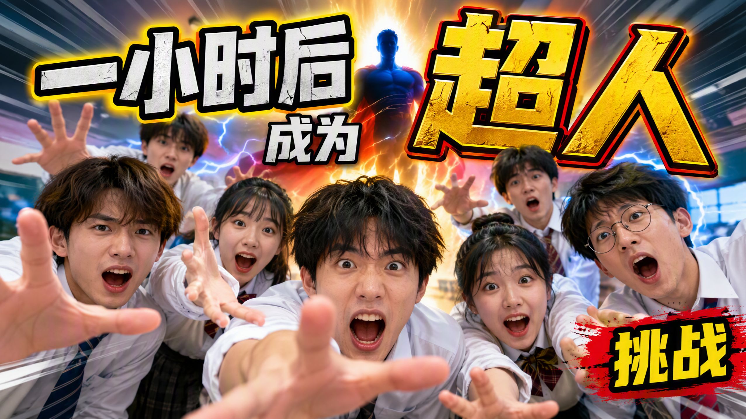 ”一小时后成为超人“挑战
