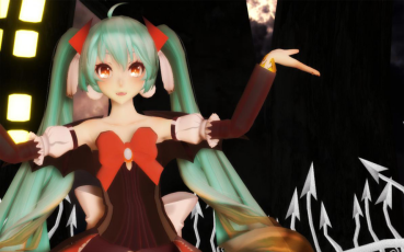 【mmd miku『happy halloween』