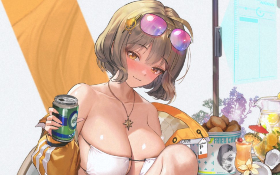 NIKKE 妮姬！角色全身展示—阿妮斯：闪耀夏日（立绘+射击+ Q版）