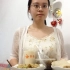 中国吃播Yuki 第10期 春卷+麻球+山粉糊+炒年糕+肉包+豆浆
