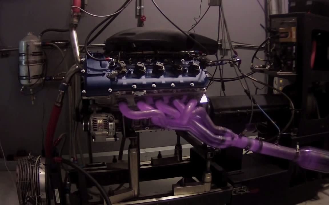 宝马bmw s85 v10发动机马力测试