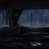 【白噪音】在T1露营车里度过一个下雨的夜晚，汽车露营，车窗上的雨声