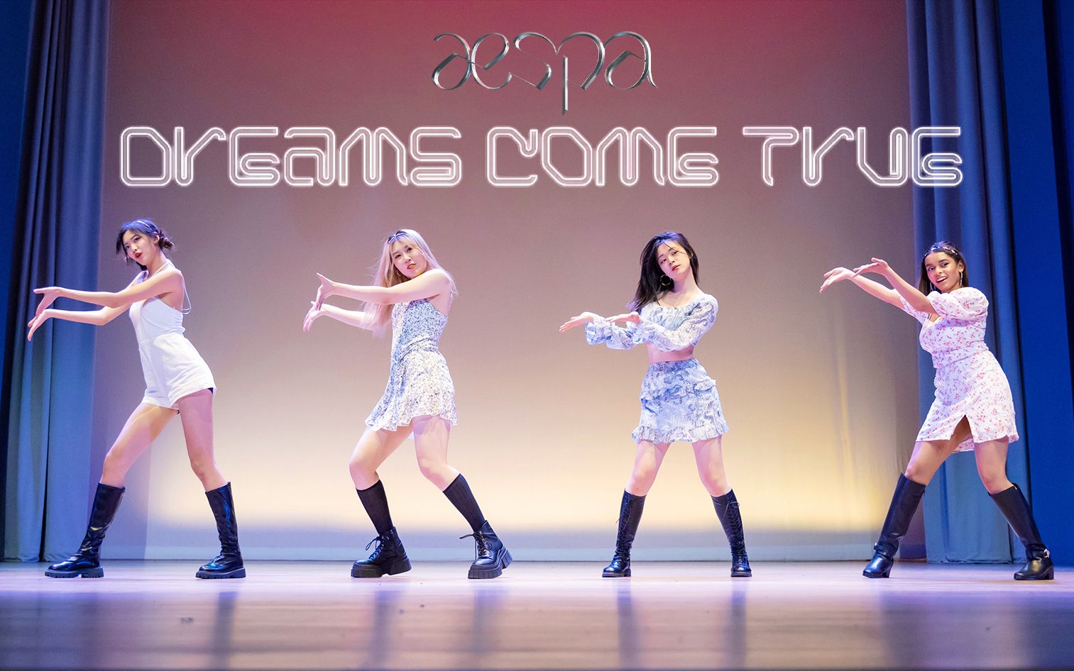 【北美旷野】大学舞展表演aespa-《Dreams Come True》全曲 | 冬位神还原！