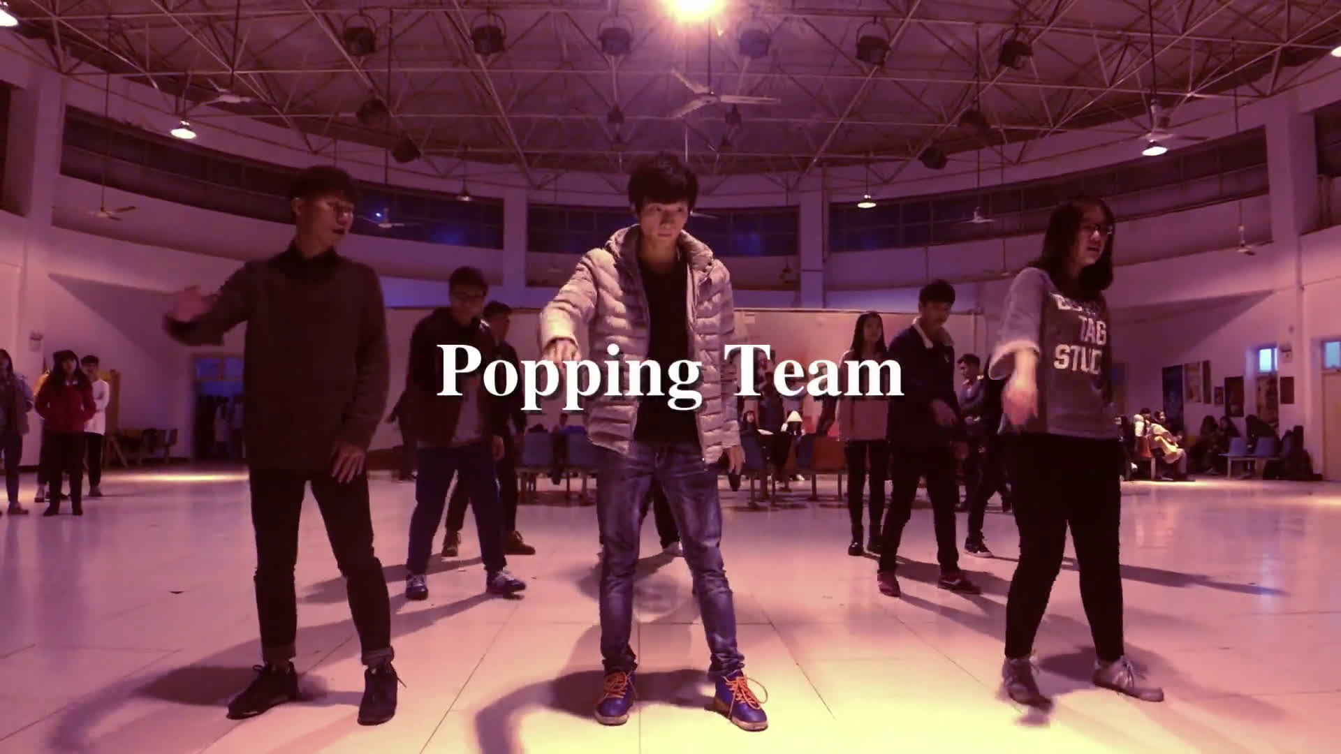 长沙民政学院EDC街舞协会POPPING TEAM视