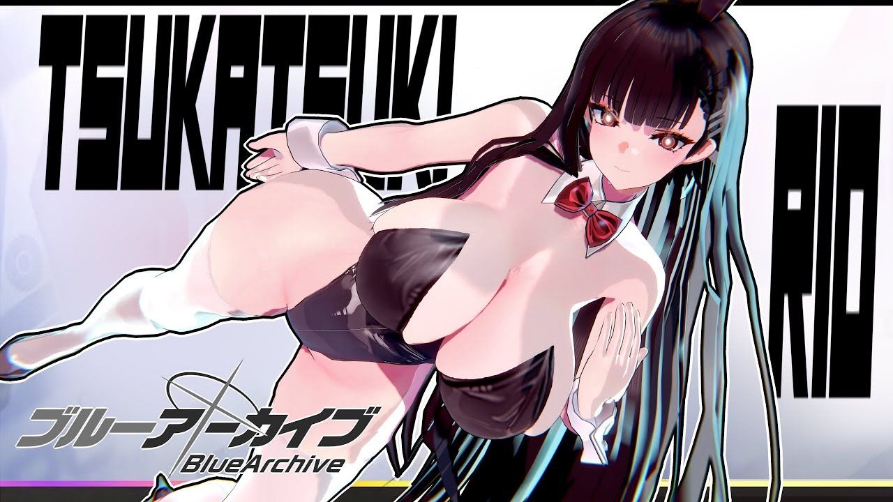 调月莉音(兔女郎)的「On the dance」【Rio Tsukatsuki/MMD/碧蓝档案/blue archive】