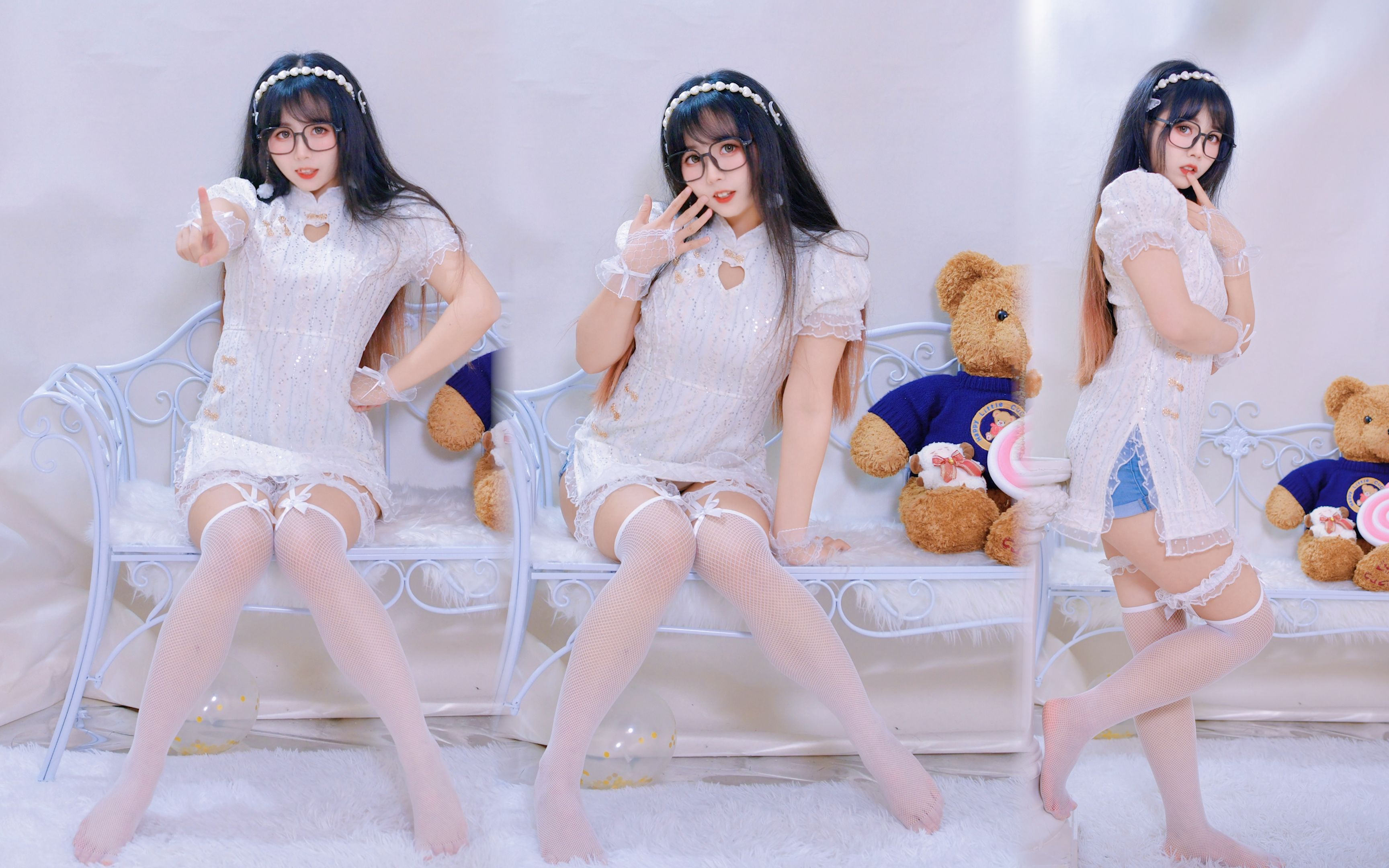 The little short legged cheongsam sister is totally SO crazy!